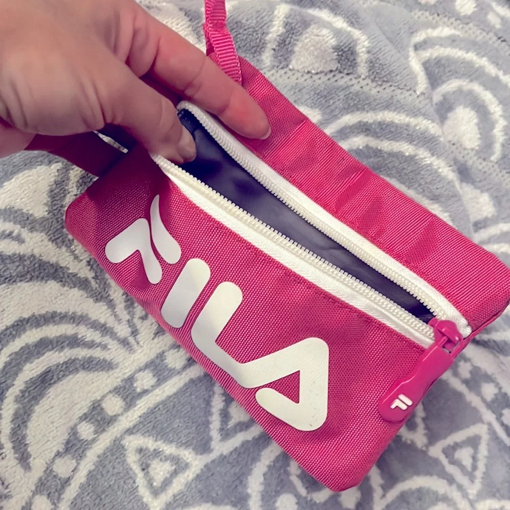 Fila Pink Wristlet Zipper Pouch - Picture 6 of 9